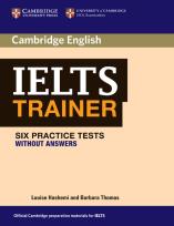 Okładka książki IELTS Trainer Six Practice Tests without answers