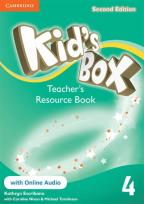 Okładka książki Kid's Box 4 Teacher's Resource Book with online audio