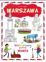 Okładka książki Kolorowy portret miasta Warszawa