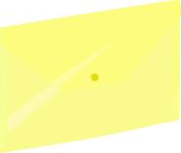 Opakowanie Koperta A4 na zatrzask żółta GRAND