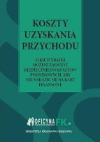 Okładka książki Koszty uzyskania przychodów