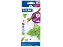 Opakowanie Kredki ołówkowe metalizowane 12 kolorów MILAN