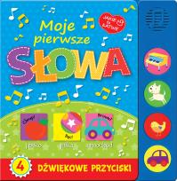 Okładka książki Książka z dźwiękiem. Moje pierwsze słowa