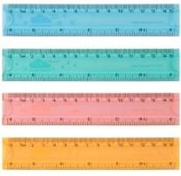 Opakowanie Linijka 15cm 6205 elastyczna DELI
