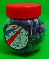 Opakowanie Naboje do piór mix kolorów 100szt TOMA