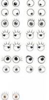 Opakowanie Naklejki 3D Oczy MAILDOR