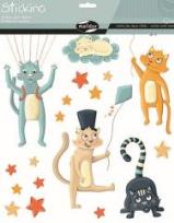 Opakowanie Naklejki dekoracyjne Koty MAILDOR