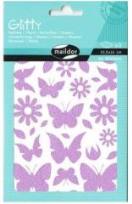 Opakowanie Naklejki Glitty motyle i kwiaty MAILDOR