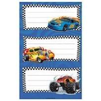 Opakowanie Naklejki szkolne samochody