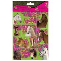 Opakowanie Nalepki Funny Konie 25 sztuk mix