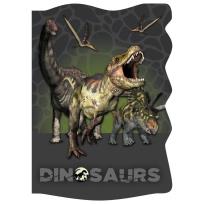 Opakowanie Notes kształtowy A6 Dinozaur