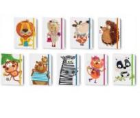 Opakowanie Notes Marmar A5 z gumką ZOO