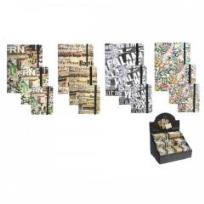 Opakowanie Notes z gumką A7/80K Litery