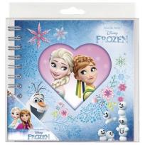 Opakowanie Pamiętnik spiralny Kraina Lodu niebieski