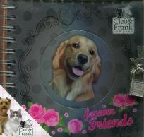 Opakowanie Pamiętnik spiralny z kłódką Cleo&Frank szary