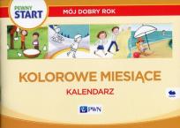 Okładka książki Pewny start Mój dobry rok Kolorowe miesiące Kalendarz
