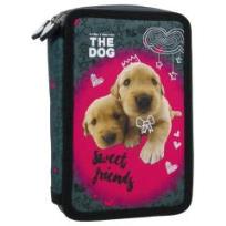 Opakowanie Piórnik z wyposażeniem dwukomorowy. The dog 31