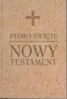 Okładka książki Pismo Święte Nowy Testament oprawa brązowa