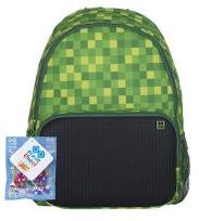 Opakowanie Pixie Crew Plecak jednokomorowy zielona kratka