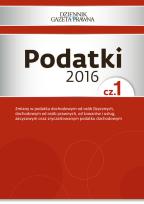 Opakowanie Podatki 2016  Część 1