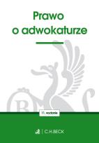 Okładka książki Prawo o adwokaturze
