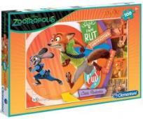 Okładka książki Puzzle 100 Maxi Zootropolis