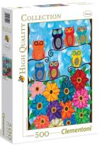 Opakowanie Puzzle 500 HQ Cute little owls