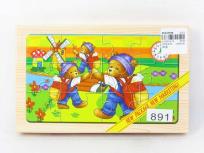 Opakowanie Puzzle Misie 4 X 12