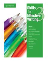 Opakowanie Skills for Effective Writing 3 Student's Book