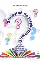 Okładka książki Sto pytań do językoznawcy, czyli pooważne odp.