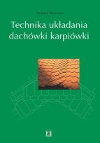 Okładka książki Technika układania dachówki karpiówki