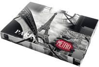 Opakowanie Teczka Box A4 na gumkę z nadrukiem Paris