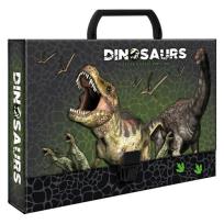 Opakowanie Teczka twarda z rączką Dinozaur