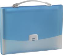 Opakowanie Teczka z rączką Harmonijka A4 Focus niebieska