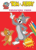 Okładka książki Tom i Jerry. Pokolorujmy razem