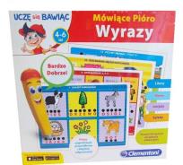 Okładka książki Uczę się bawiąc. Mówiące pióro Wyrazy