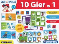 Okładka książki Uczę się bawiąc. Zestaw edukacyjny 10 gier w 1