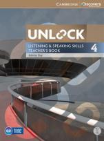 Okładka książki Unlock Level 4 Listening and Speaking Skills Teacher's book + DVD