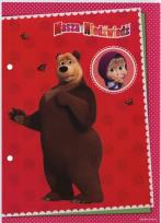 Opakowanie Wkład do segregatora A5 Masza i niedźwiedź