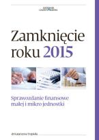 Okładka książki Zamknięcie roku 2015