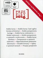 Okładka książki Zbiór karny  Przepisy 2016