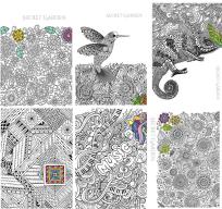 Opakowanie Zeszyt A5/60K kratka 1091 Secret Garden (10szt)