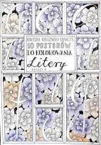 Okładka książki 10 posterów do kolorowania. Litery zeszyt 7