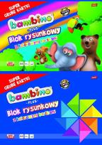 Opakowanie Blok rysunkowy A3 Bambino z kolorowymi kartkami 16 kartek 10 sztuk mix