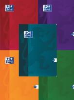 Opakowanie Brulion A5 Oxford Street w kratkę 96 kartek 5 sztuk mix