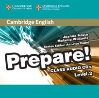 Okładka książki Cambridge English Prepare! 2 Class Audio 2CD