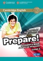 Okładka książki Cambridge English Prepare! 3 Student's Book + online workbook
