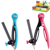 Opakowanie Cyrkiel Essential Plastikowy + ołówek MAPED