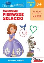 Okładka książki Disney uczy Ucz się z nami Ćwiczymy pierwsze szlaczki