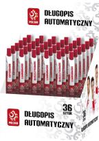 Opakowanie Długopis automatyczny PZPN (36szt) ASTRA